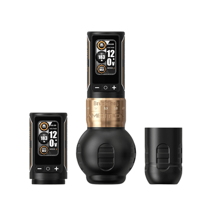 Ambition Ninja Max 280 Wireless Tattoo Machine - 2x Batteries