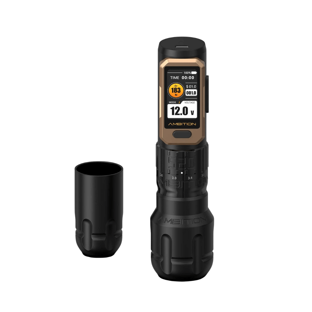 Ambition Soldier Pro 520 Wireless Tattoo Machine - 2x Batteries