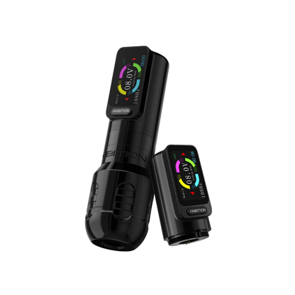 Ambition Zetton Wireless Tattoo Machine - 2x Batteries