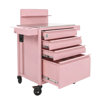 Atlas Heavy-Duty Mobile Tattoo Workstation With Integrated Power