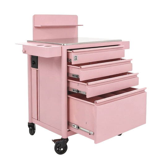 Atlas Heavy-Duty Mobile Tattoo Workstation With Integrated Power