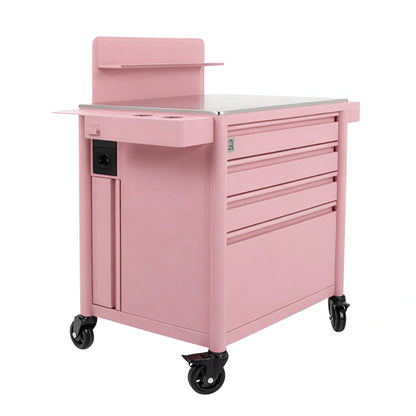 Atlas Heavy-Duty Mobile Tattoo Workstation With Integrated Power