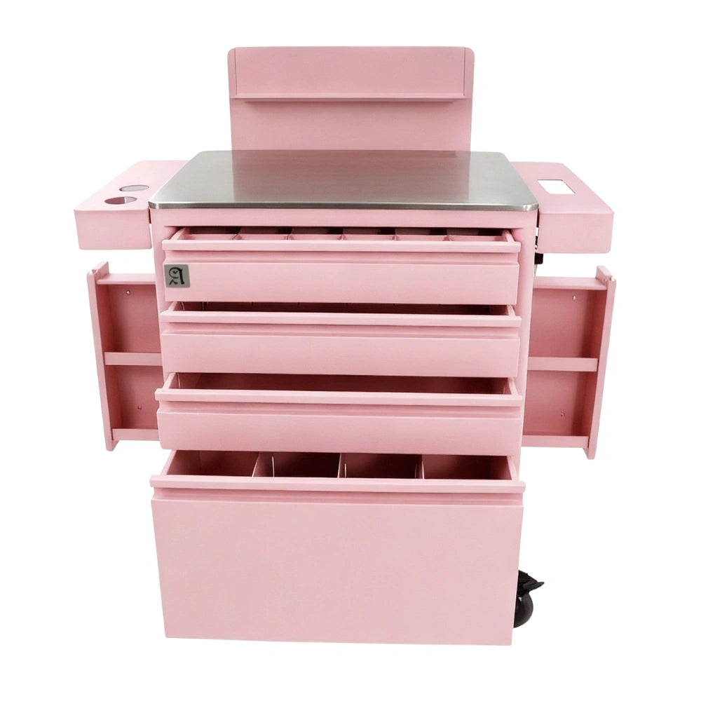 Atlas Heavy-Duty Mobile Tattoo Workstation With Integrated Power