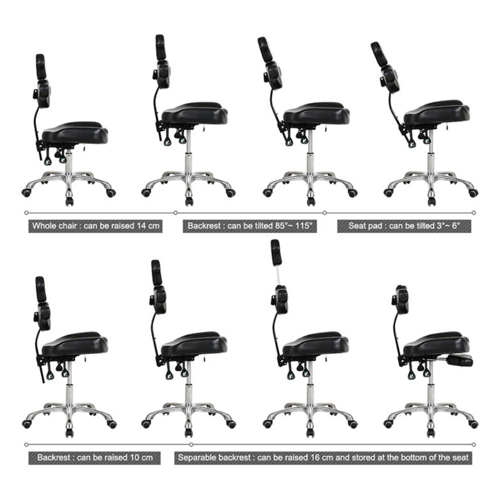 Atlas Professional Ergonomic Tattoo Artist & Client Chair