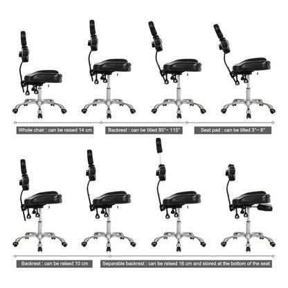 Atlas Professional Ergonomic Tattoo Artist & Client Chair