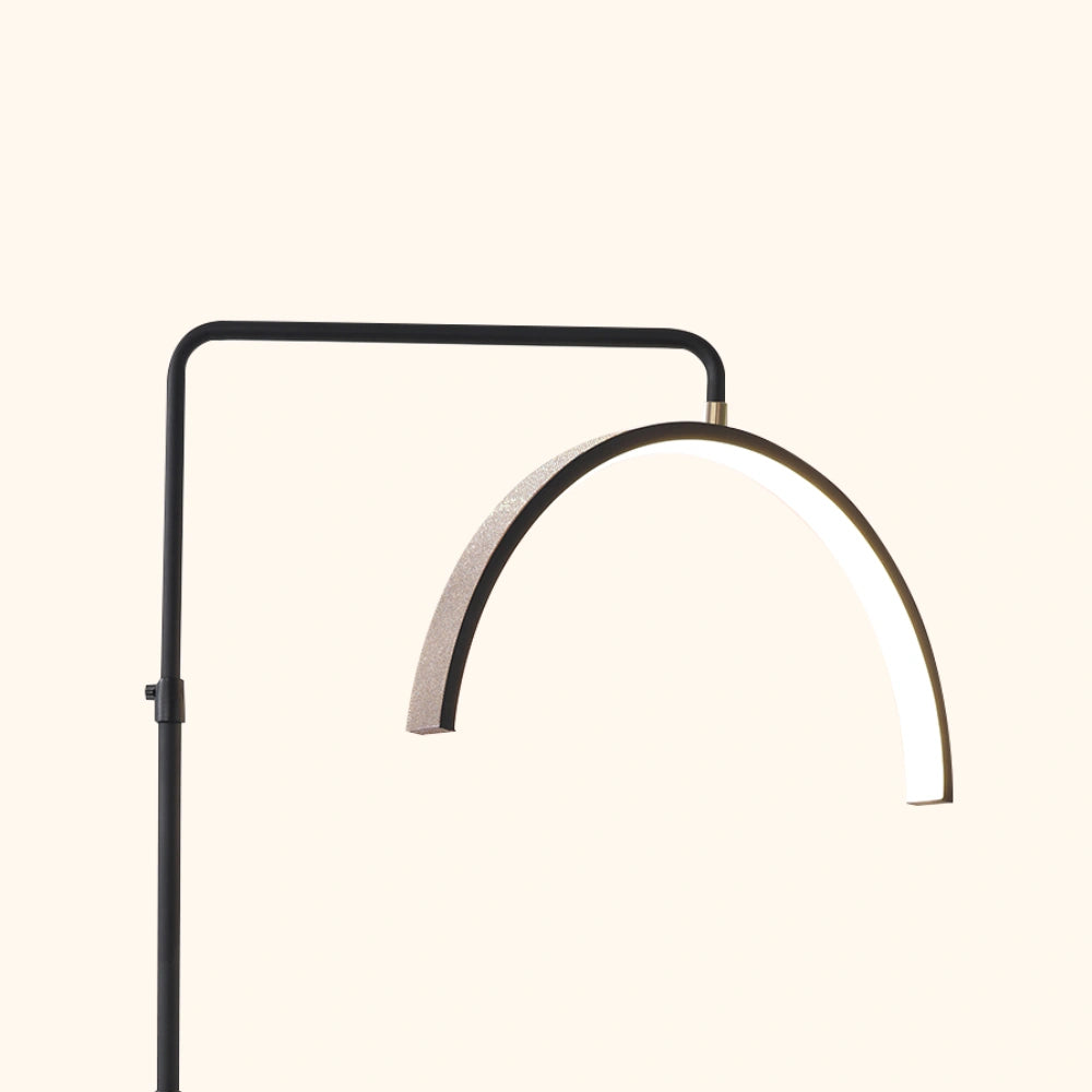 Atlas Shadowless Half Moon Studio Floor Lamp