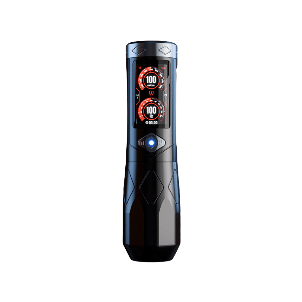 AVA GTR Wireless Grey Tattoo Pen With Adjustable Stroke available from Magnum Tattoo Supplies UK.