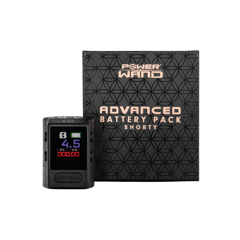 Bishop x Critical Advanced Battery Pack and packaging available from Magnum Tattoo Supplies