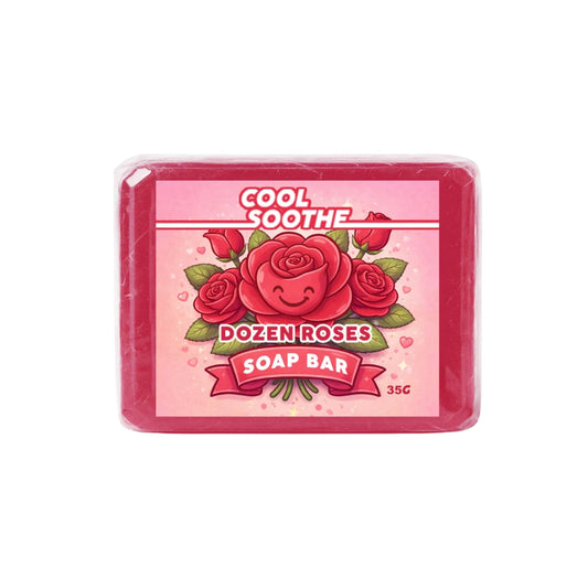 Cool Soothe Soap Bar - Dozen Roses