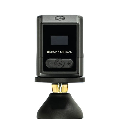 Critical Magnetic Battery RCA Converter power supply accessory available from Magnum Tattoo Supplies - rear view