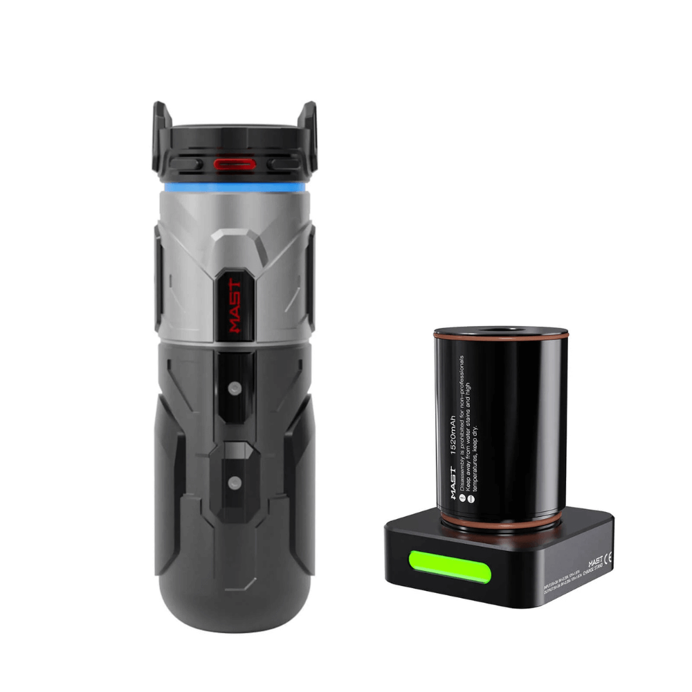 Mast Racer Pro Armor Edition wireless machine from Dragonhawk from Magnum Tattoo Supplies - black variant