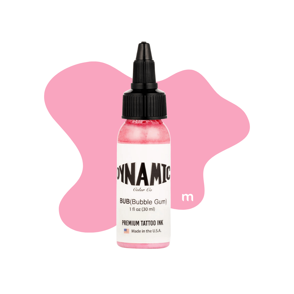 Dynamic Tattoo Ink - Bubble Gum Pink (1oz) - magnumtattoosupplies