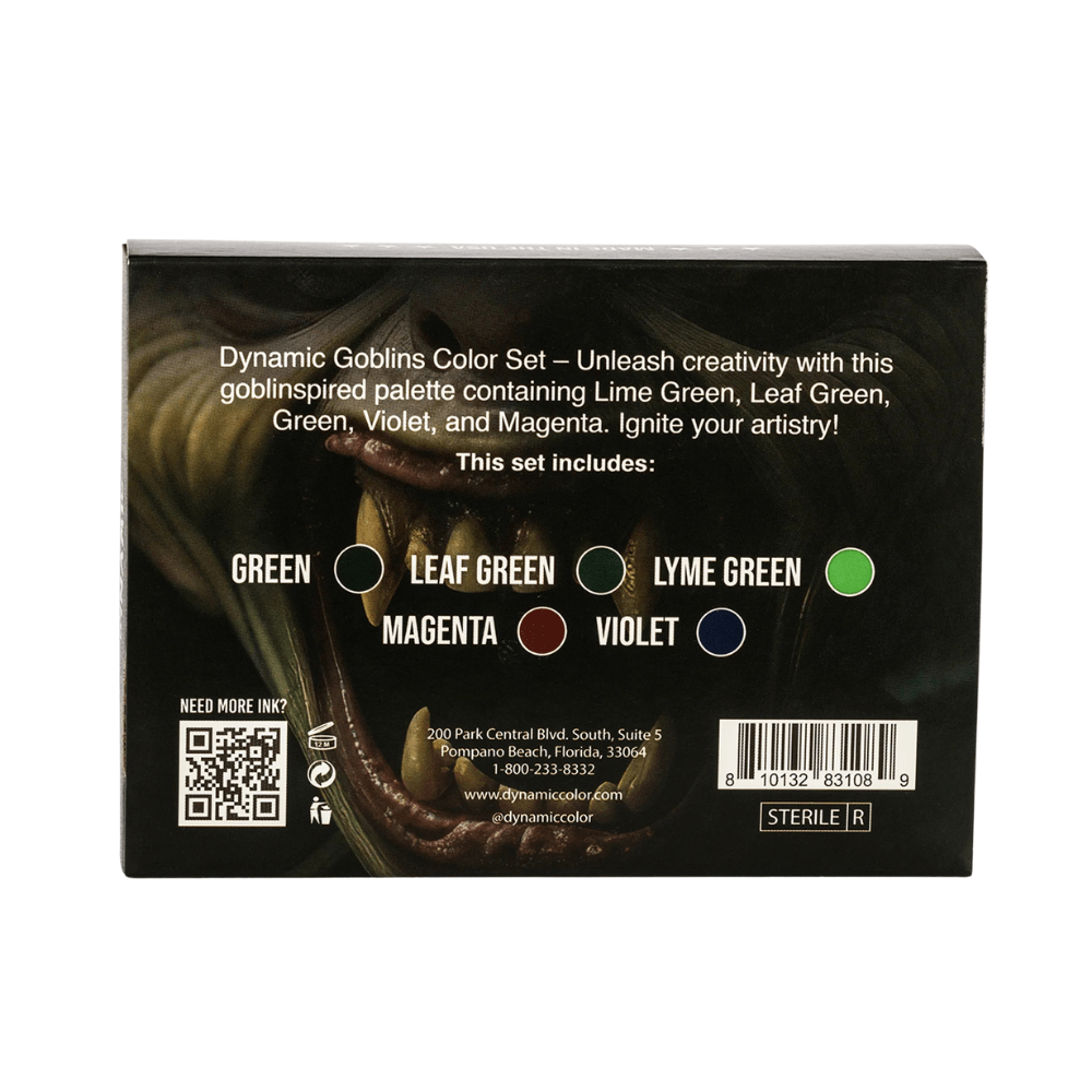 Dynamic Tattoo Ink Goblins Colour Set (1oz)