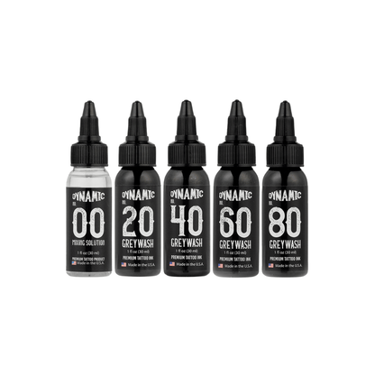 Dynamic Ink Greywash 5 Bottle Set (1oz)