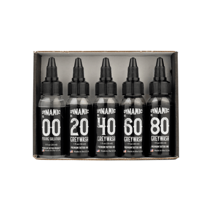 Dynamic Ink Greywash 5 Bottle Set (1oz)