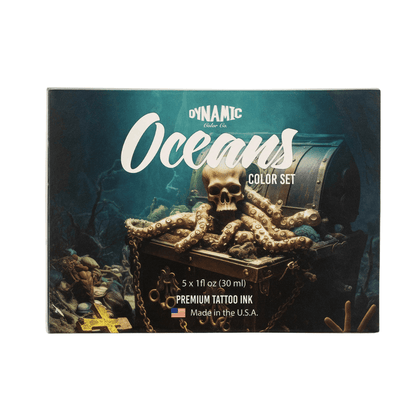 Dynamic Tattoo Ink Oceans Colour Set (1oz)