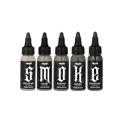 Dynamic Ink Smoke Opaque Greys Set (1oz)
