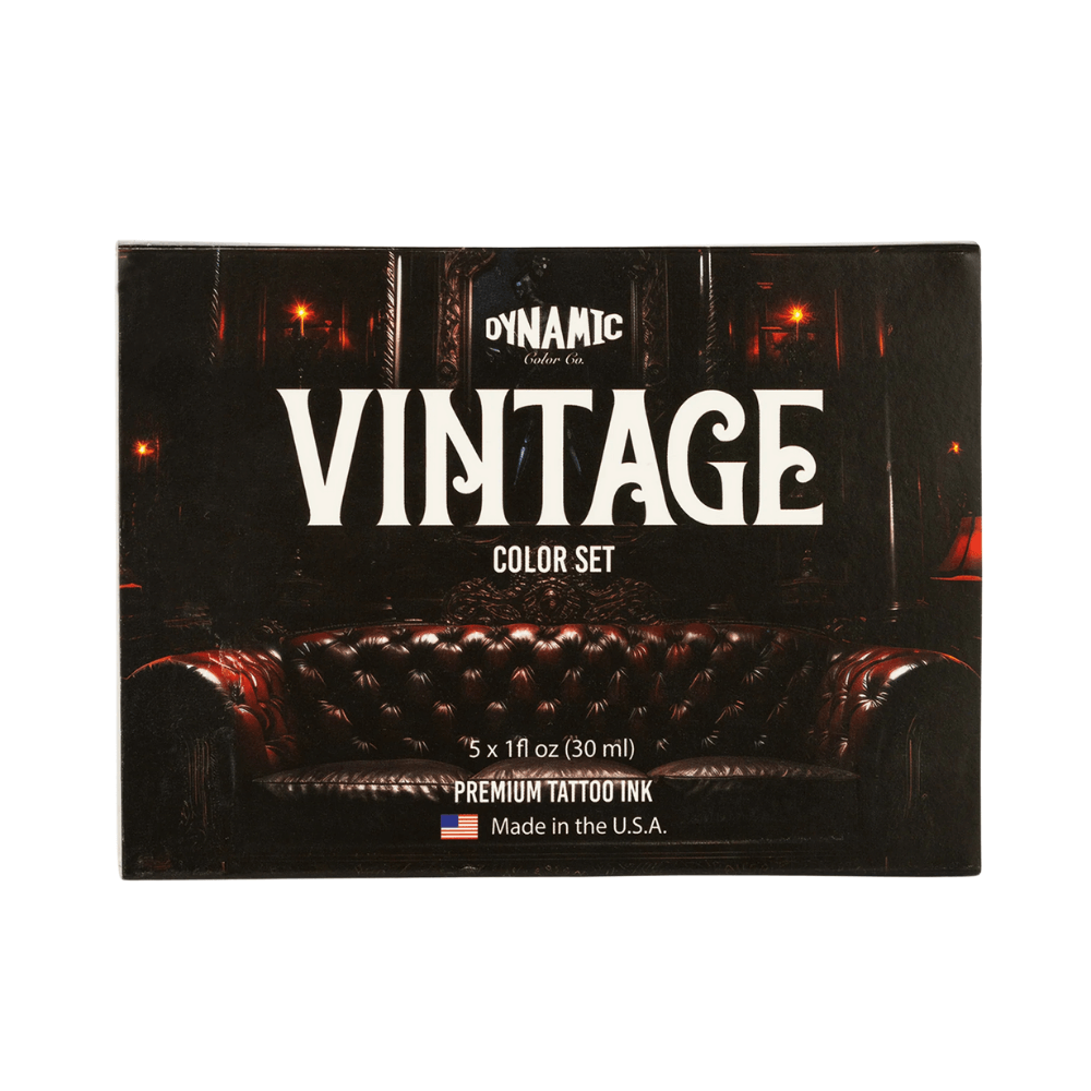Dynamic Tattoo Ink Vintage Colour Set (1oz)