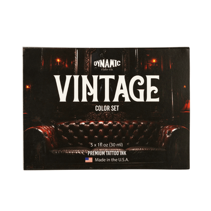 Dynamic Tattoo Ink Vintage Colour Set (1oz)