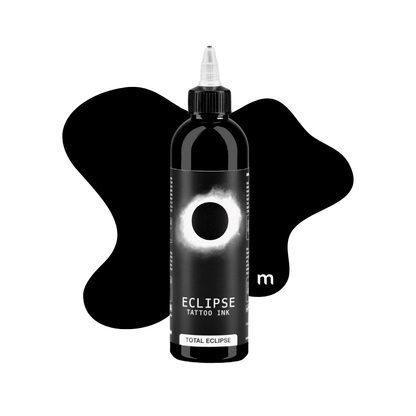 Eclipse Black Tattoo Ink (150ml) available from Magnum Tattoo Supplies UK - side view