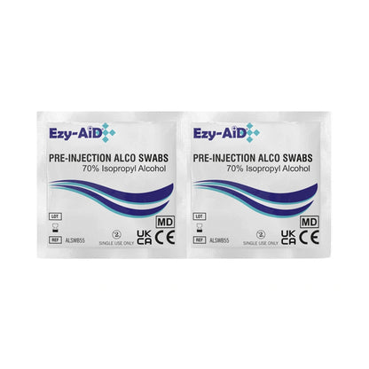 Ezy-Aid 70% Isopropyl Alcohol Pre-Injection Swabs (100PCS)