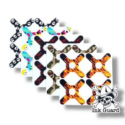 Ink Guard Waterproof Machine Stickers (Pack of 50)