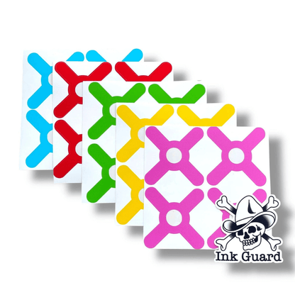 Ink Guard Waterproof Machine Stickers (Pack of 50)