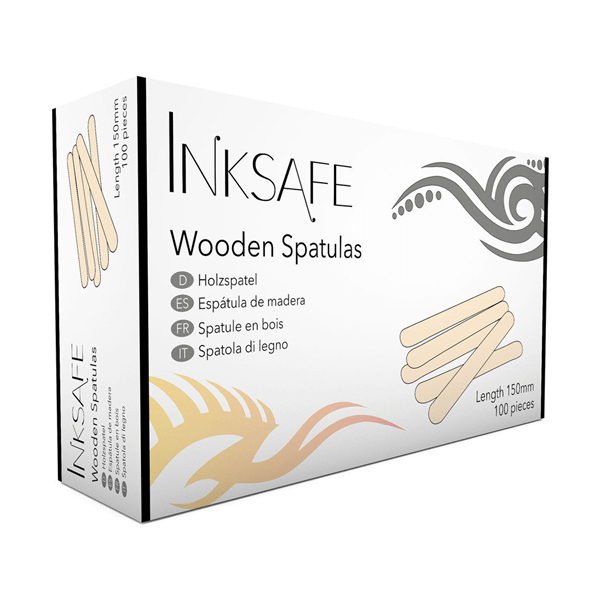 Inksafe Wooden Spatulas - magnumtattoosupplies