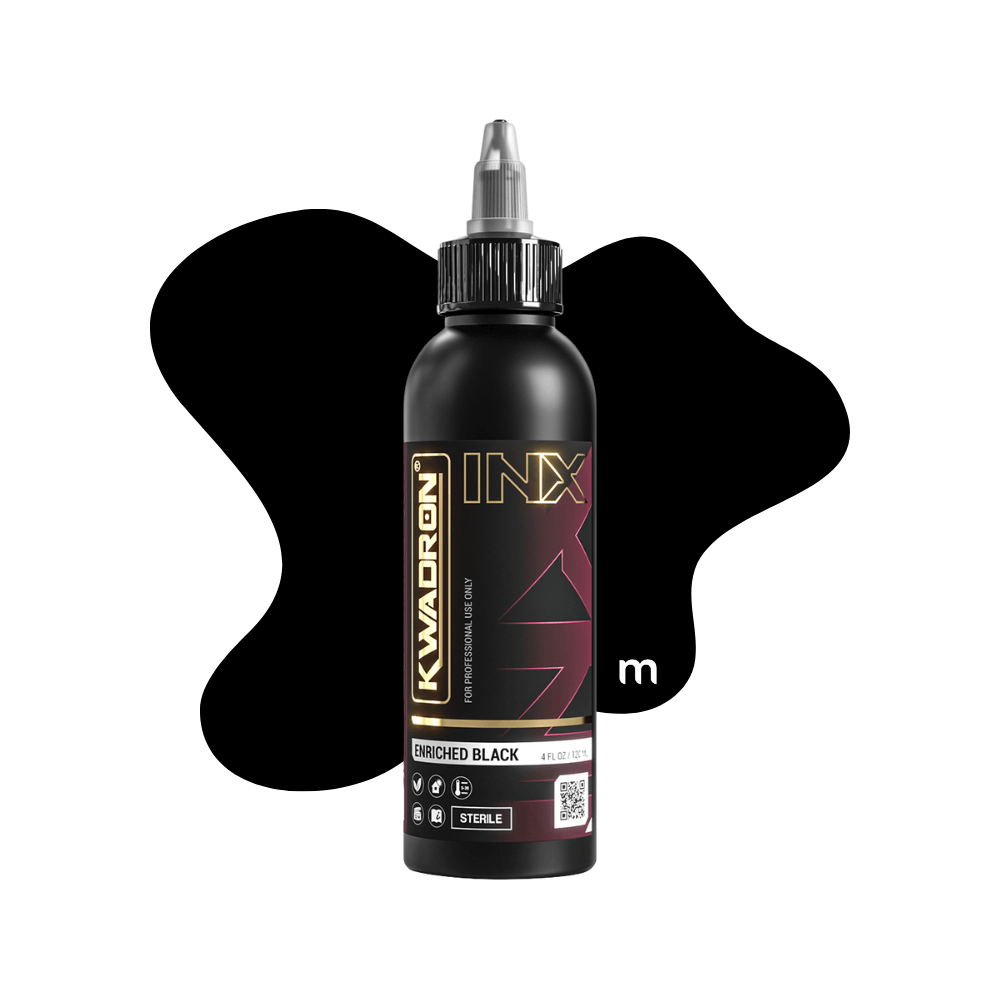 Kwadron Inx Enriched Black Tattoo Ink