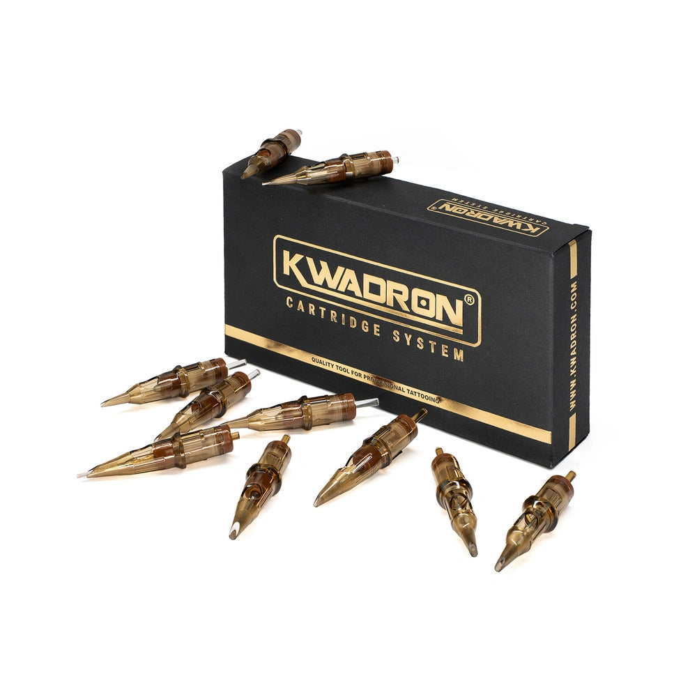 Kwadron Cartridges Round Shaders in Tattoo Needles & Cartridges collection by Kwadron available from Magnum Tattoo Supplies - packaging view 2