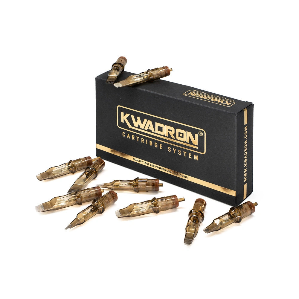 20 PCS Kwadron Cartridges Box Soft Edge Magnums in Tattoo Cartridges collection by Kwadron available from Magnum Tattoo Supplies - packaging view