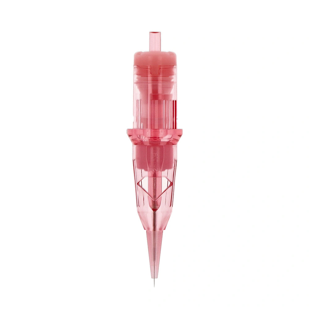 Kwadron Optima Plus PMU Cartridges in PMU Supplies collection by Kwadron available from Magnum Tattoo Supplies - close-up needle view
