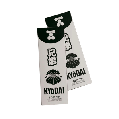Kyodai Soft Tip Brush Pens (Pack of 5)