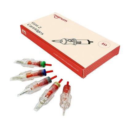 Magnum Gen 2 Tattoo Cartridges - All Configurations (10PCS)