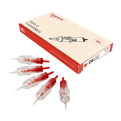 Magnum Gen 2 Tattoo Cartridges - Hollow Round Liners (10PCS)