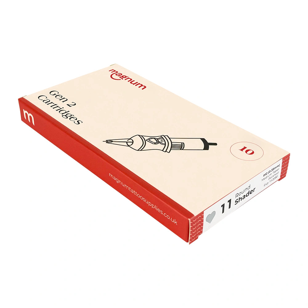 Magnum Gen 2 Tattoo Cartridges - Round Shaders (10PCS)