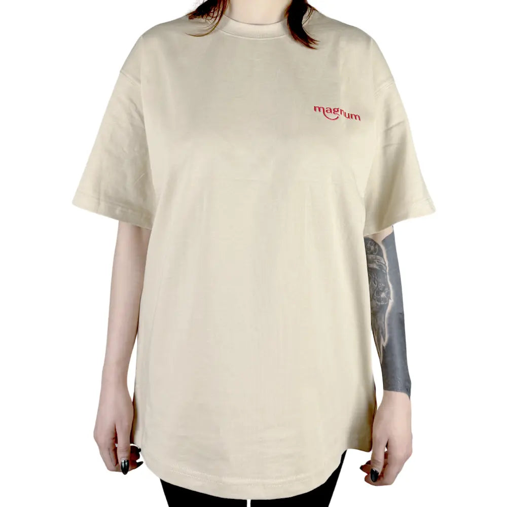 Magnum Logo Oversized T-Shirt - Soft Ivory (Sizes S-XL)
