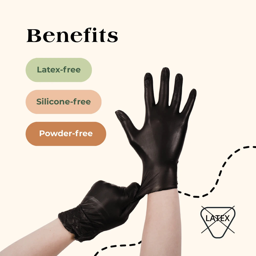 Magnum Black Nitrile Gloves (Case of 10 Boxes) - magnumtattoosupplies