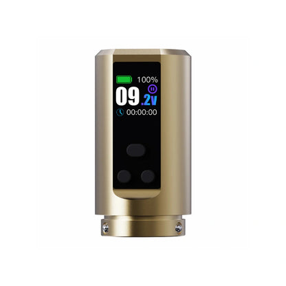 Mast Fold 2 Pro wireless battery pack from Dragonhawk from Magnum Tattoo Supplies - gold front view
