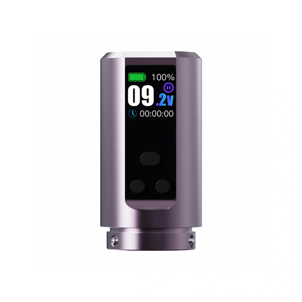 Mast Fold 2 Pro wireless battery pack from Dragonhawk from Magnum Tattoo Supplies - Space Purple front view
