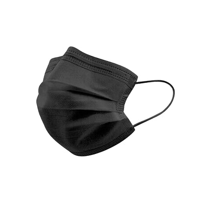 Omnitex Type IIR Black Surgical Face Masks With Ear Loops (50PCS)