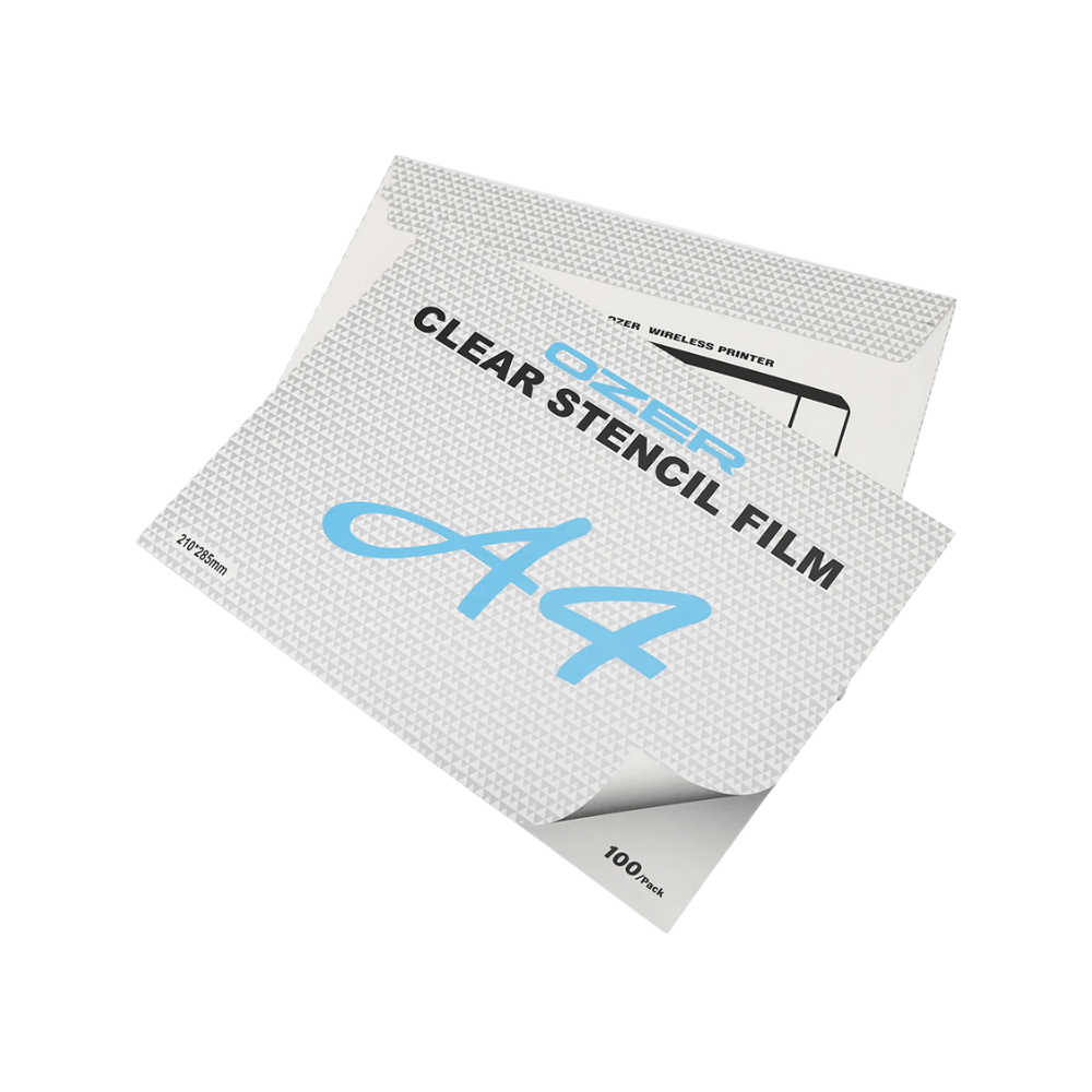 Ozer A4 Clear Stencil Film (100 Sheets)