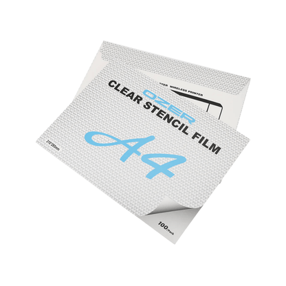 Ozer A4 Clear Stencil Film (100 Sheets)