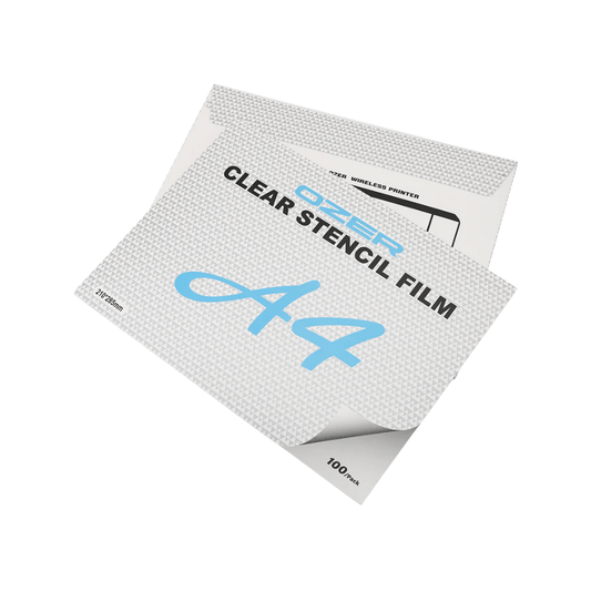 Ozer A4 Clear Stencil Film (100 Sheets)