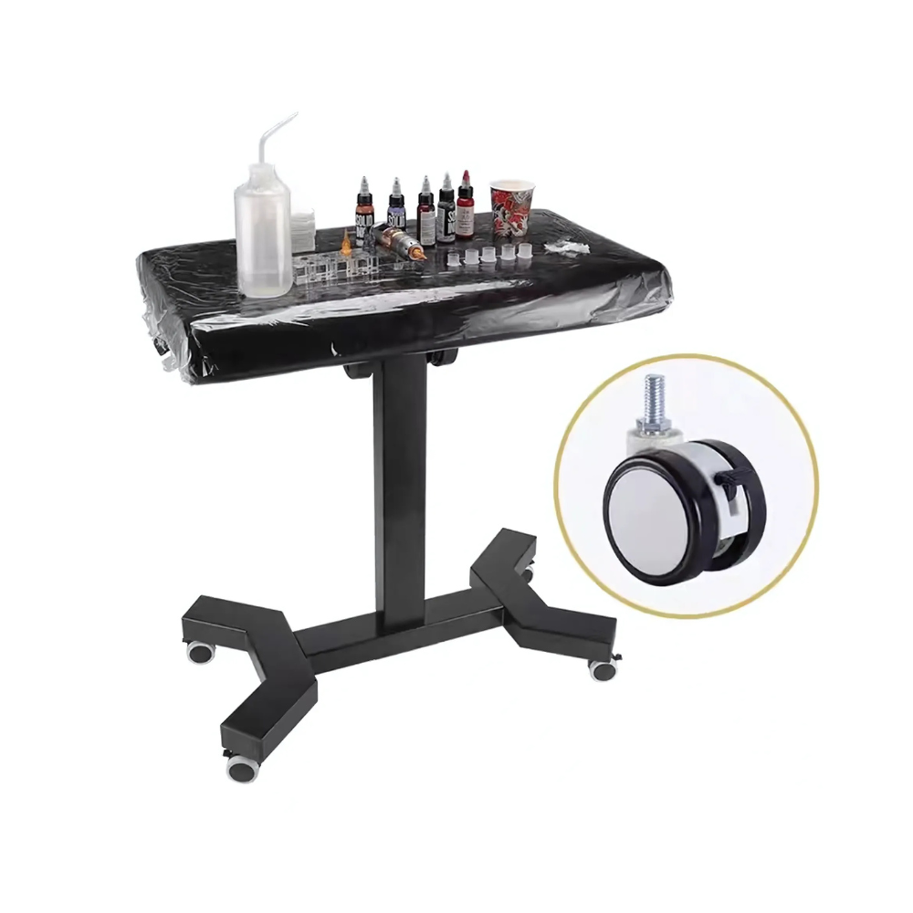 Patent Leather Adjustable Height Armrest