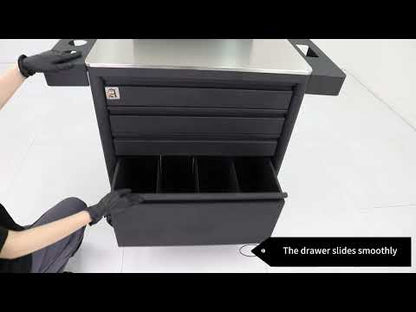 Atlas Heavy-Duty Mobile Tattoo Workstation With Integrated Power