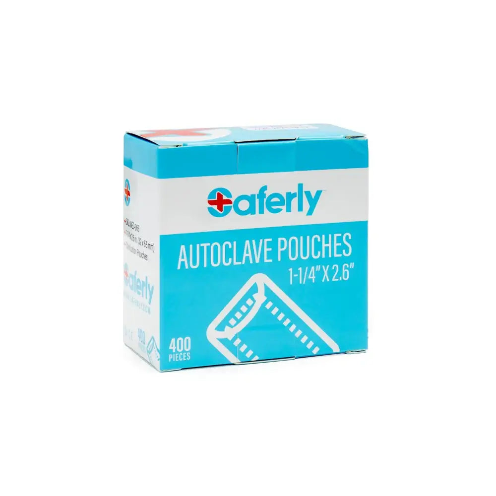 Saferly Sterilisation Heat Seal Autoclave Pouches (Box of 400)