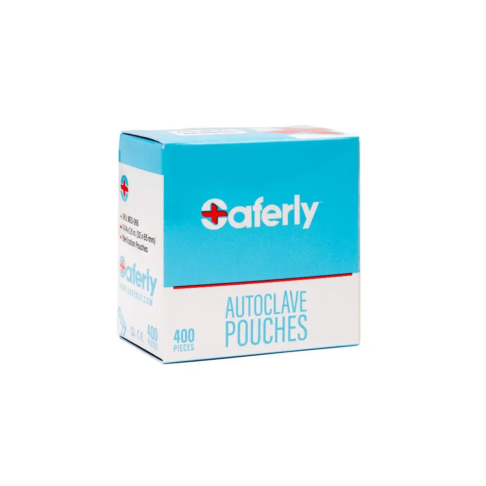 Saferly Sterilisation Heat Seal Autoclave Pouches (Box of 400)