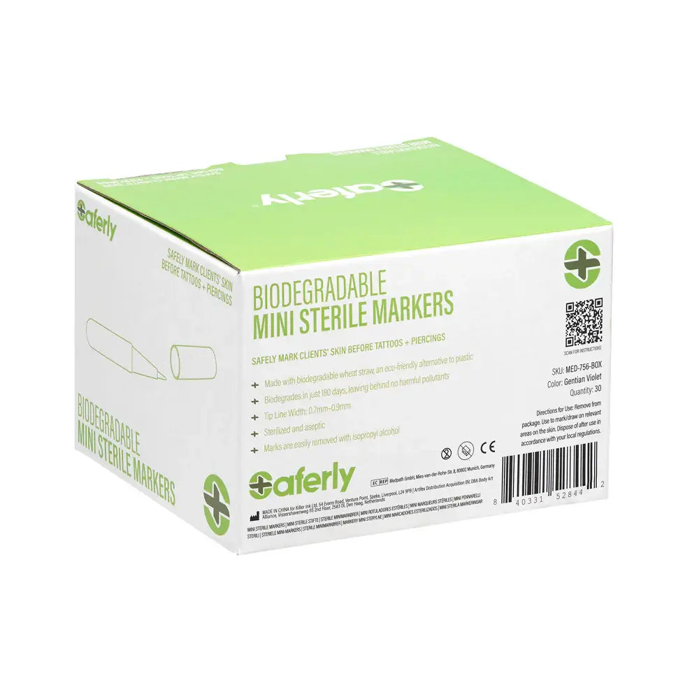 Saferly Biodegradable Mini Sterile Skin Markers