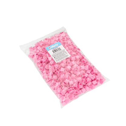 Saferly Silicone Heart Ink Caps - Medium #11 (Bag of 500) - magnumtattoosupplies